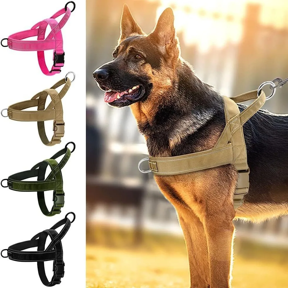 Explosion-Proof Tactical Harness Dog Traction Large Collar Vest Style Golden Retriever Walking 1005010644411096