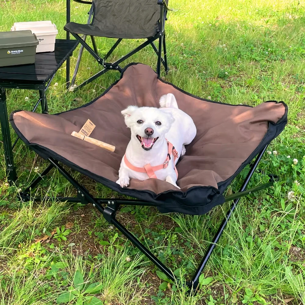 Detachable and Washable Pet Camping Bed, Dog Iron Frame Bed 1005010645122028