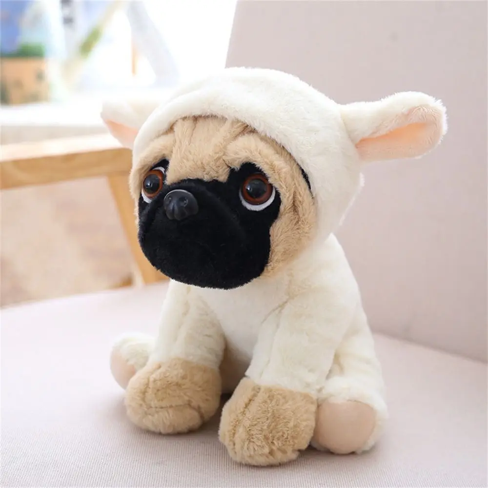 Lovely Stuffed Animals Pug Dog Cosplay Dinosaur Rabbit Elephant Sharpei 20CM Simulation Bulldog 1005010646700302
