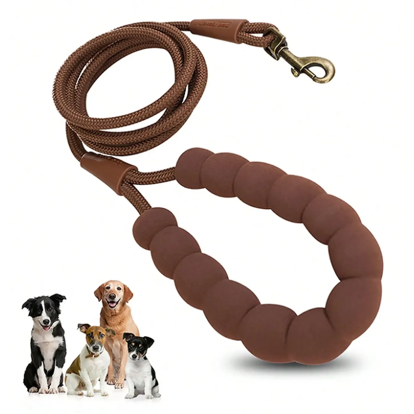 Dl001-1pc Pet Leash for Dog for Outdoor, soft Handle Design, High Density Nylon Rope 1005010652971300