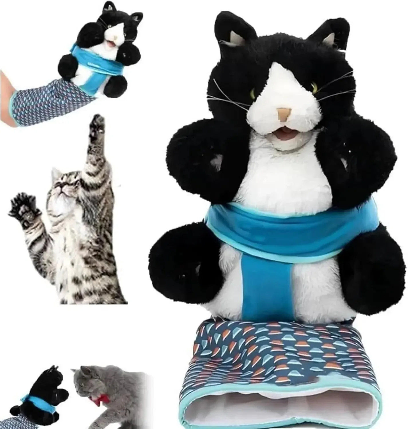 Cat Pet Toy Gloves Interactive Wrestling Puppet Toys, Catnip Infused Fun Play, for Cats Wrestle Play 1005010660363952