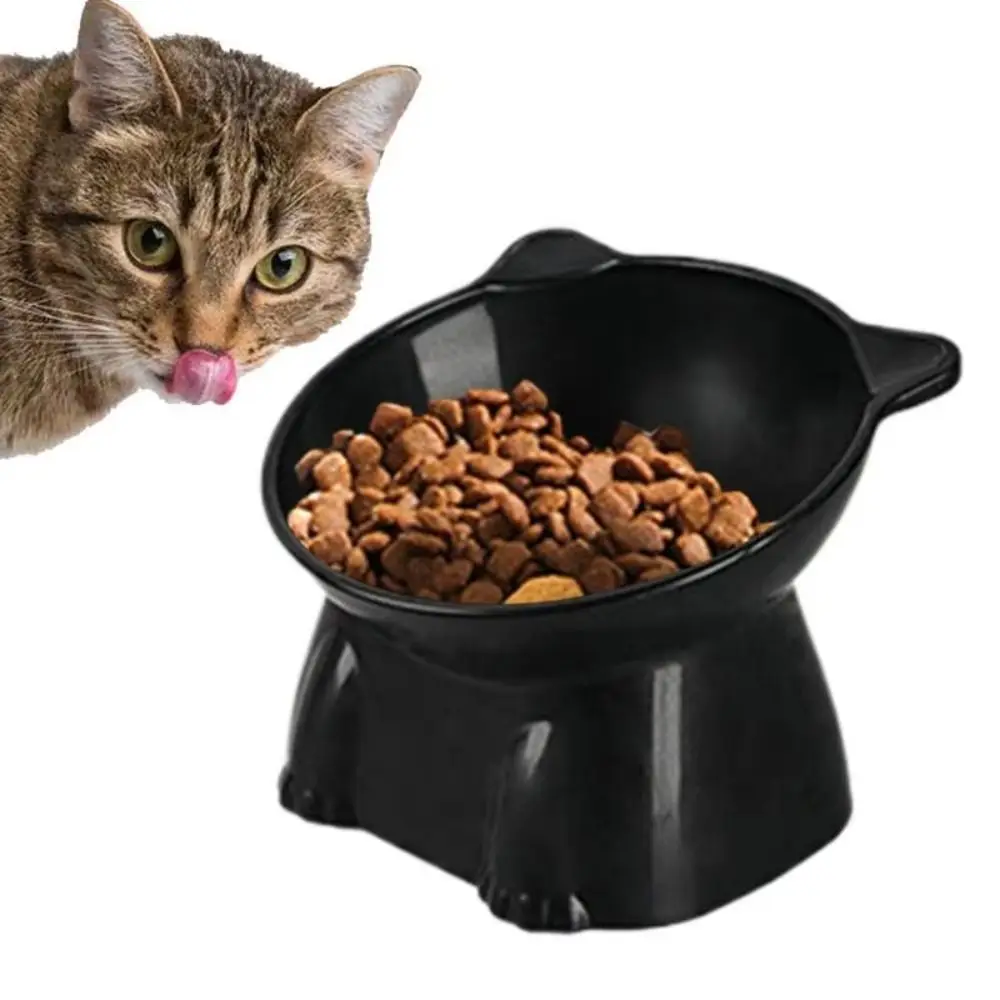 New Spine Protection Pet Bowl High Feet Plastic Cat Bowl Neck Food Bowl Pet Supplies 1005010667515183