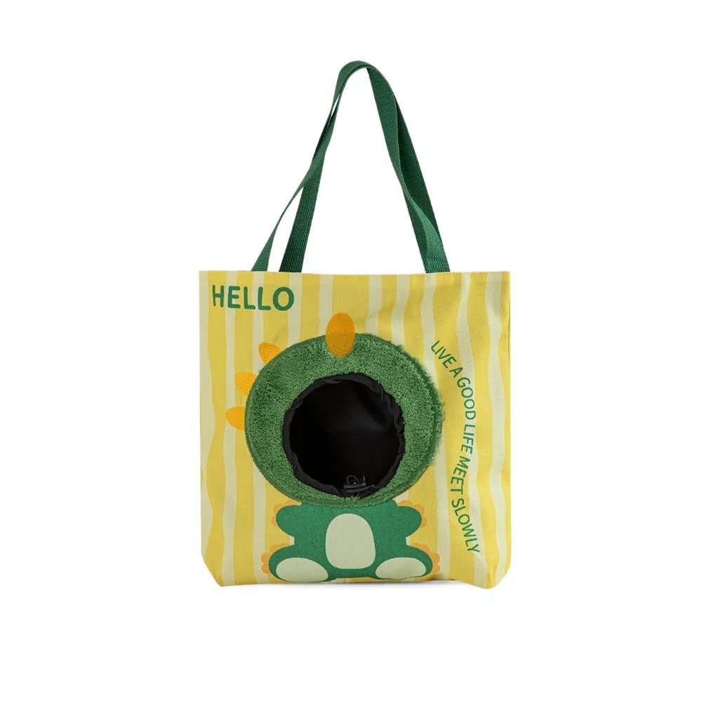 Pet Transfer Bag Breathable Cat Carrier Bag Cartoon Portable Puppy Travel Bag with Hole Canvas Pet 1005010667914109