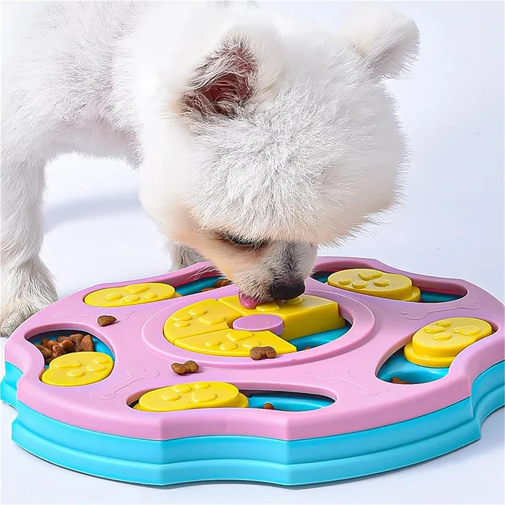 Dog Puzzle Toys Slow Feeder Interactive Increase Puppy IQ Food Dispenser Slowly Eating Nonslip Bowl 1005010671623787