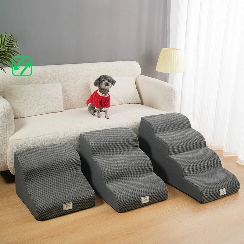 Washable Dog Stairs Non Slip Pet Steps for Small Elderly Dogs Bedside Sofa Climbing Ramp Pet Stairs 1005010676548504
