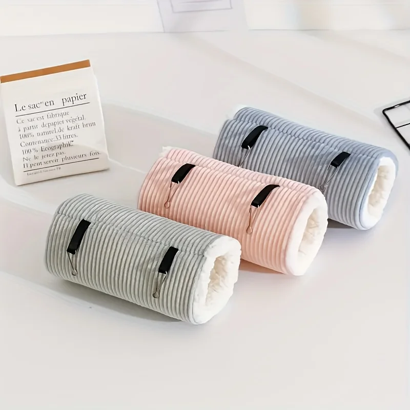 Pet Plush Tunnel Bed Soft Corduroy Cat Dog Cave Foldable Hideout with Safety Pins for Small Pets 1005010680168295
