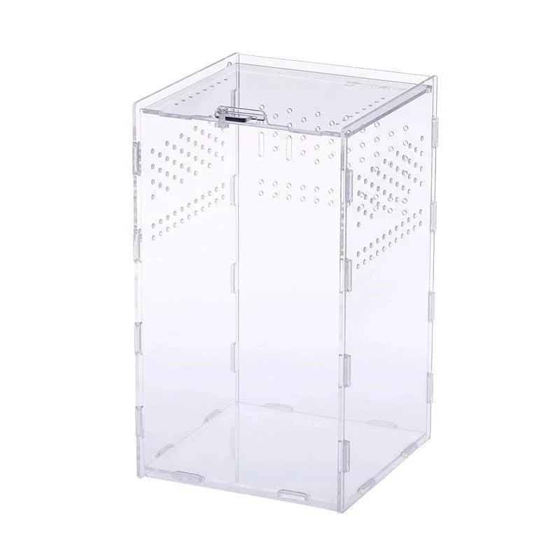 Acrylic Transparent Terrarium Enclosure Assembly Kit for Insects Reptiles Pets Home Display 1005010683145843