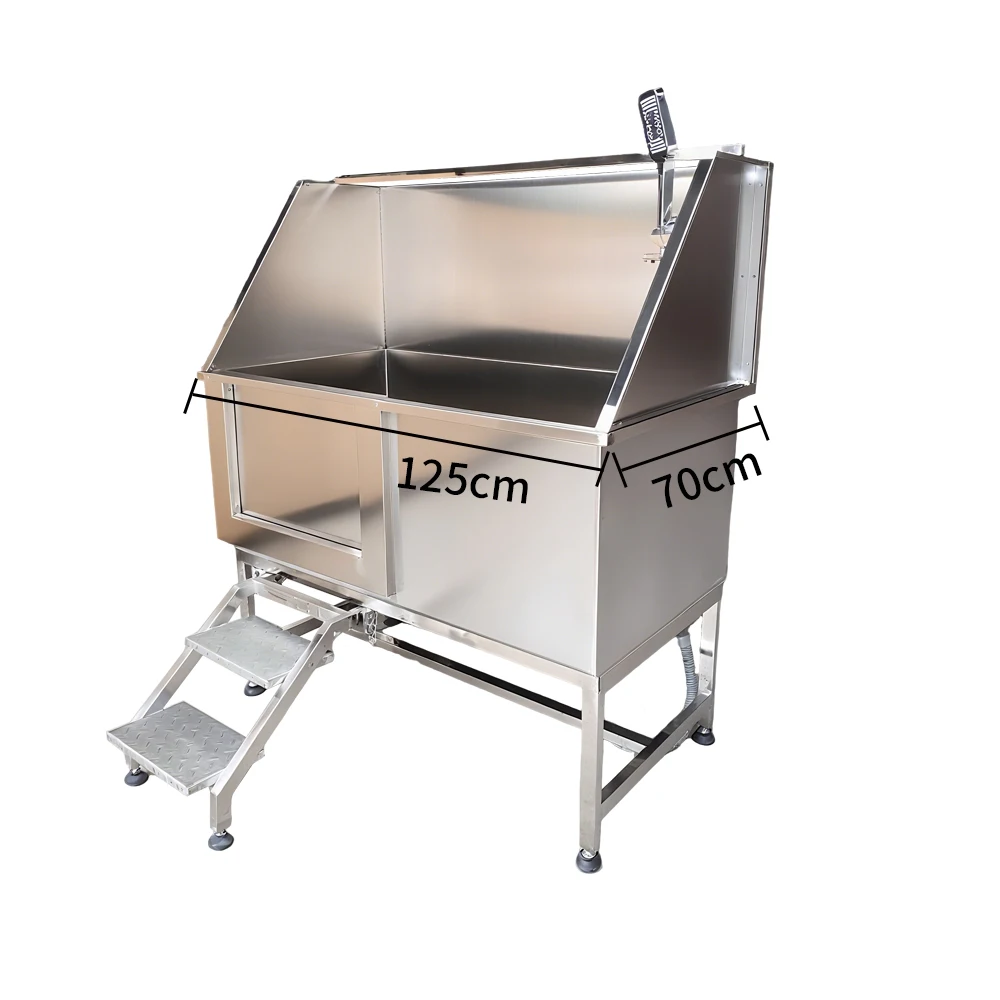 Stainless Steel Customized Pet Dog Bathing Pool for Large Dogs with Raised and Thickened Design 1005010693414804