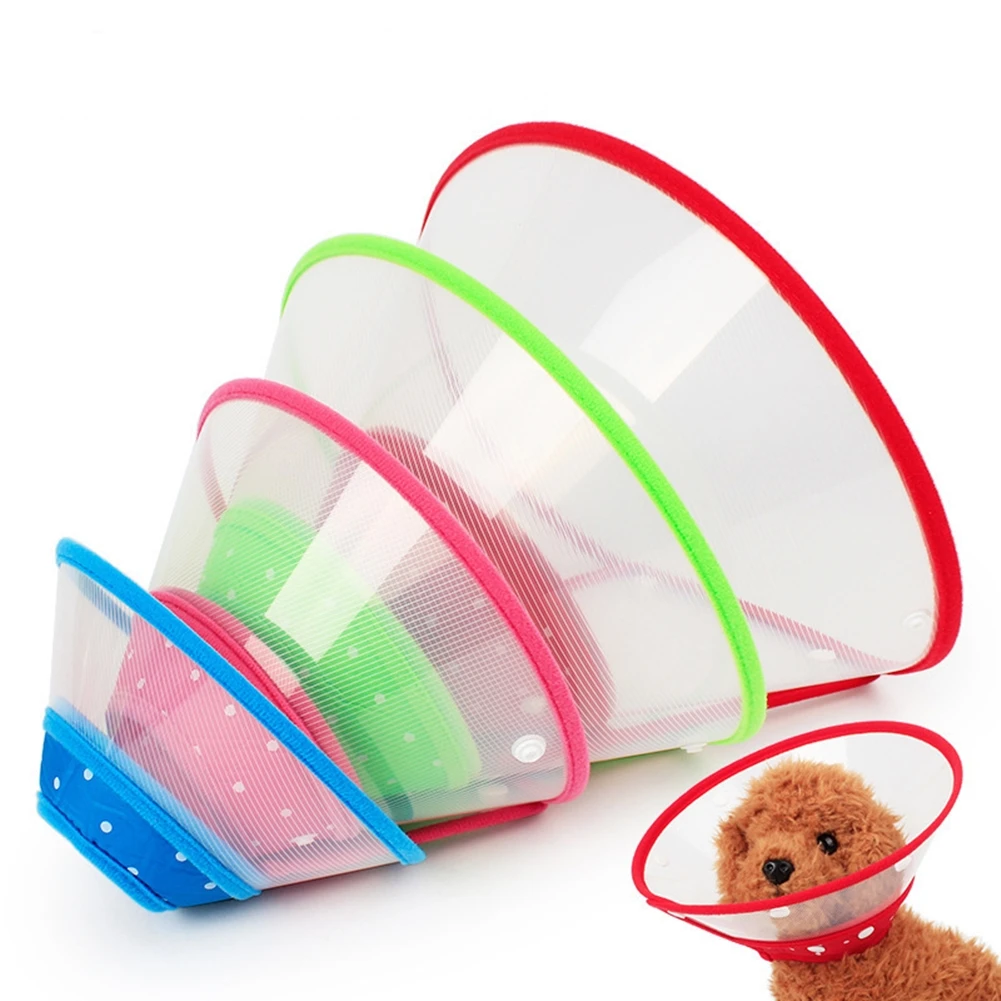 Cat Dog Collar Neck Cone Recovery Collar Elizabethan Collars for Anti-Bite Lick Surgery Wound 1005010694639753
