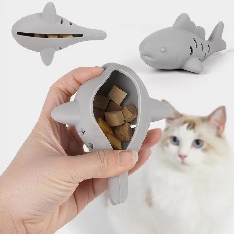 Interactive Cat & Dog Toy Durable Silicone Bite-Resistant Design (1Pc) 1005010706850961