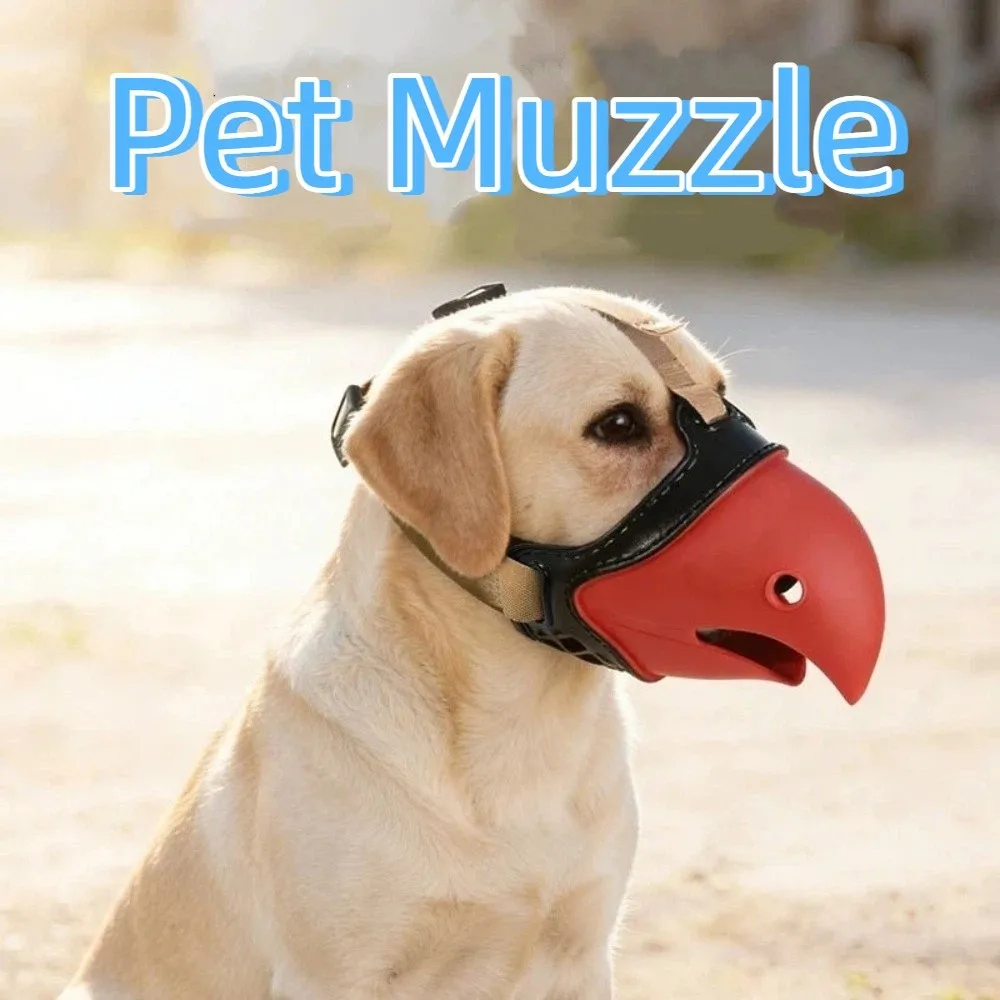 Anti Bite Dog Parrot Muzzle Breathable Strong Pet Mouth Mask Comfortable with Frame Dog Anti 1005010714796150