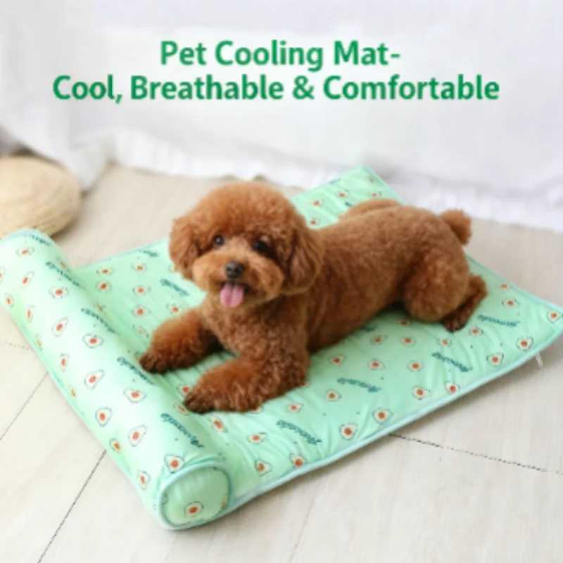 Cooling Dog Mat Summer Pad Breathable Pet Bed Sofa Washable Blanket for Small Medium Large Dogs 1005010727099434