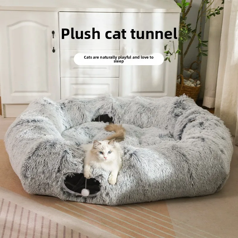 Cat Tunnel Cat Cave Cat Nest Winter Warm Pet Supplies 1005010733614721