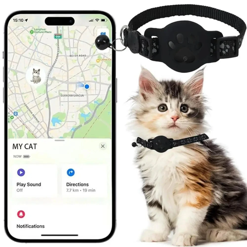 Waterproof Reflective GPS Tracker Collar for Cats Anti-Lost Pet Location Finder Accessories 1005010741873977