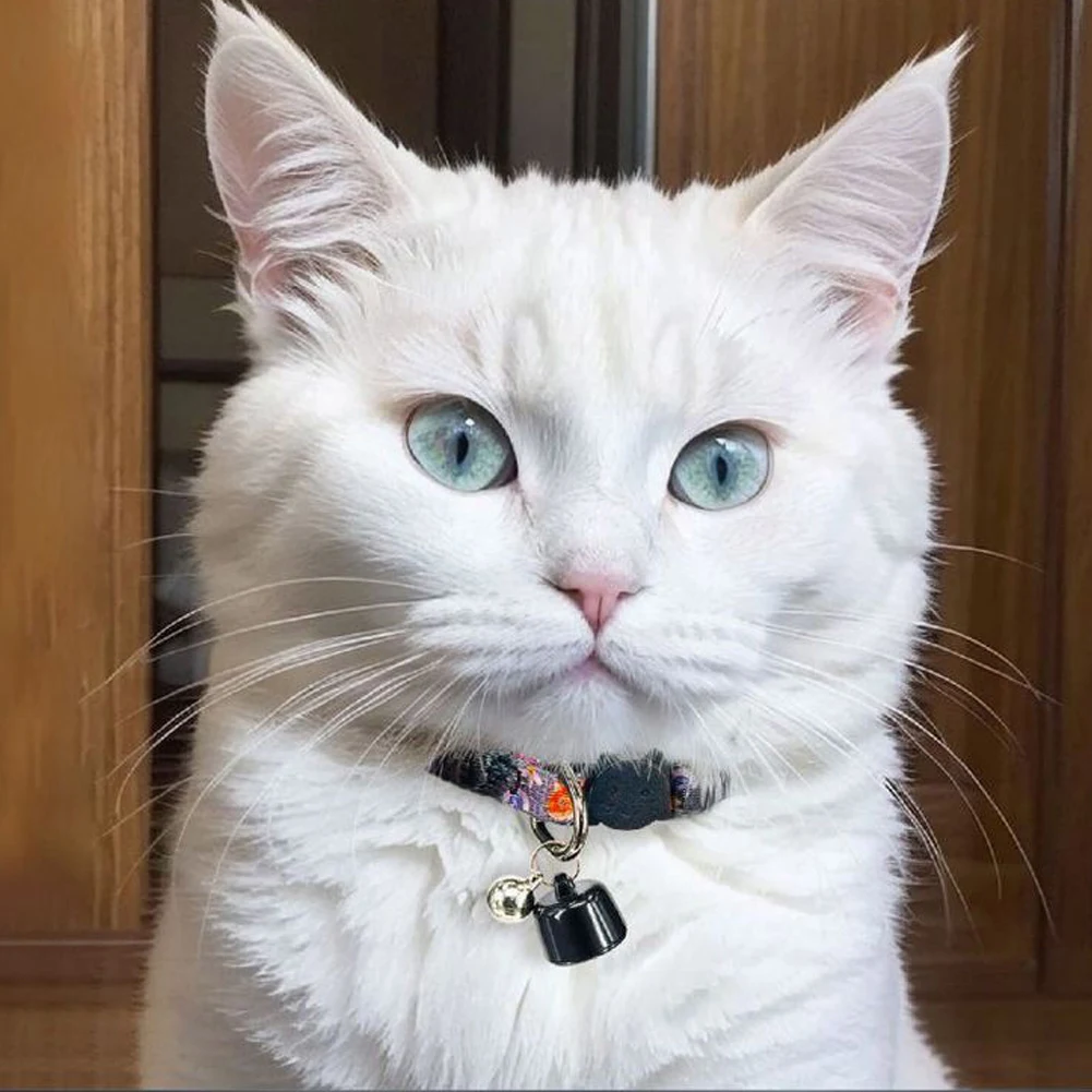 Cat Tracker Collar with Reflective Pattern Lightweight Cat Collar GPS Tracker Device for Ios 1005010742593534