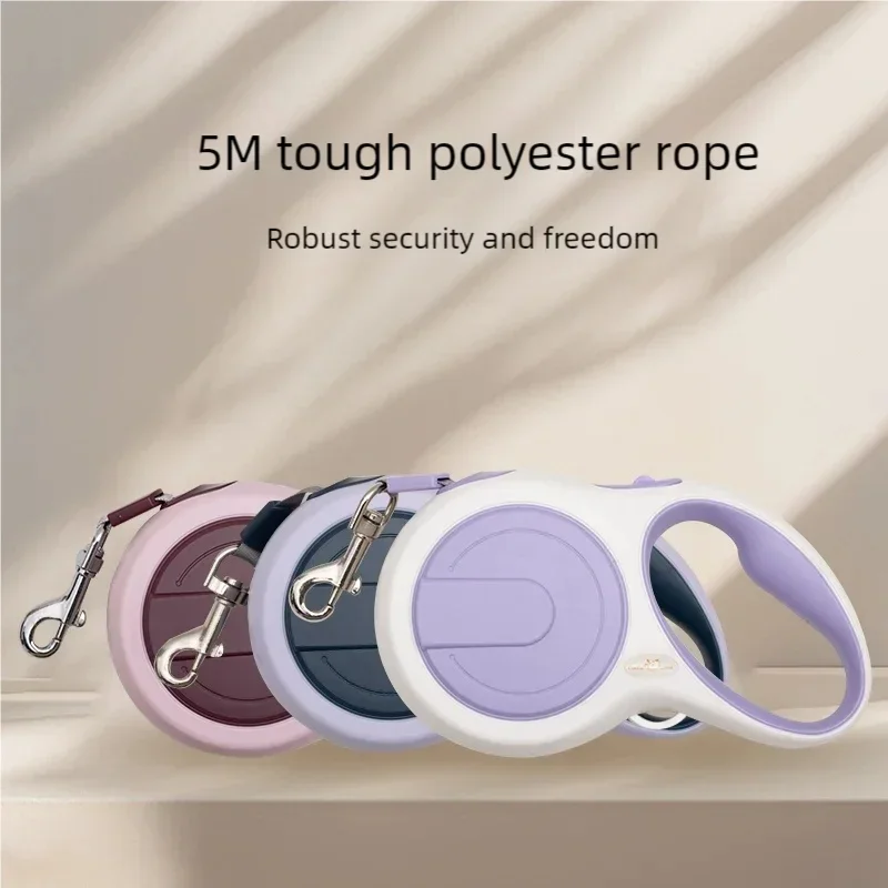 Retractable Dog Leash, Tangle-Free Pet Walking Leash with One-Button Brake (5m) 1005010749606591