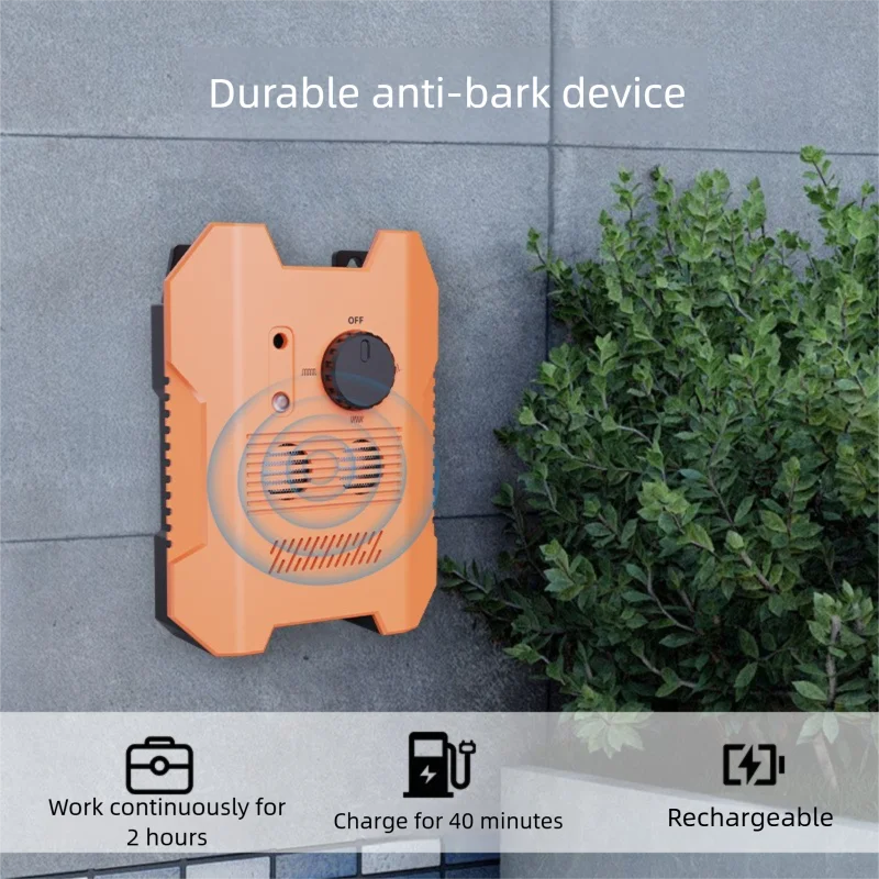 Effective Range Dog Bark Deterrent Ultrasonic Bark Control Device for Indoor Outdoor (15m) 1005010749789620