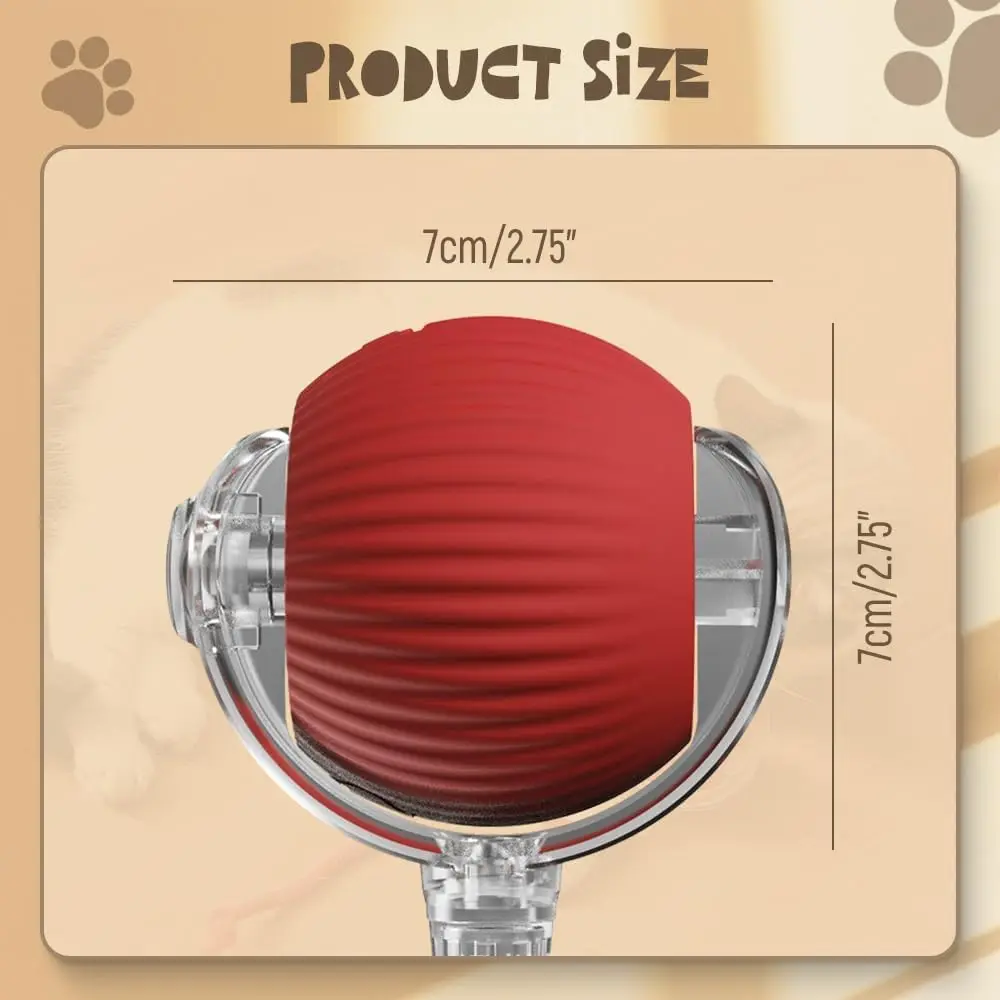 Interactive Rolling Dog Ball Self-Moving Automatic Cat Toy 360° Smart Autonomous Dog 1005010777852489