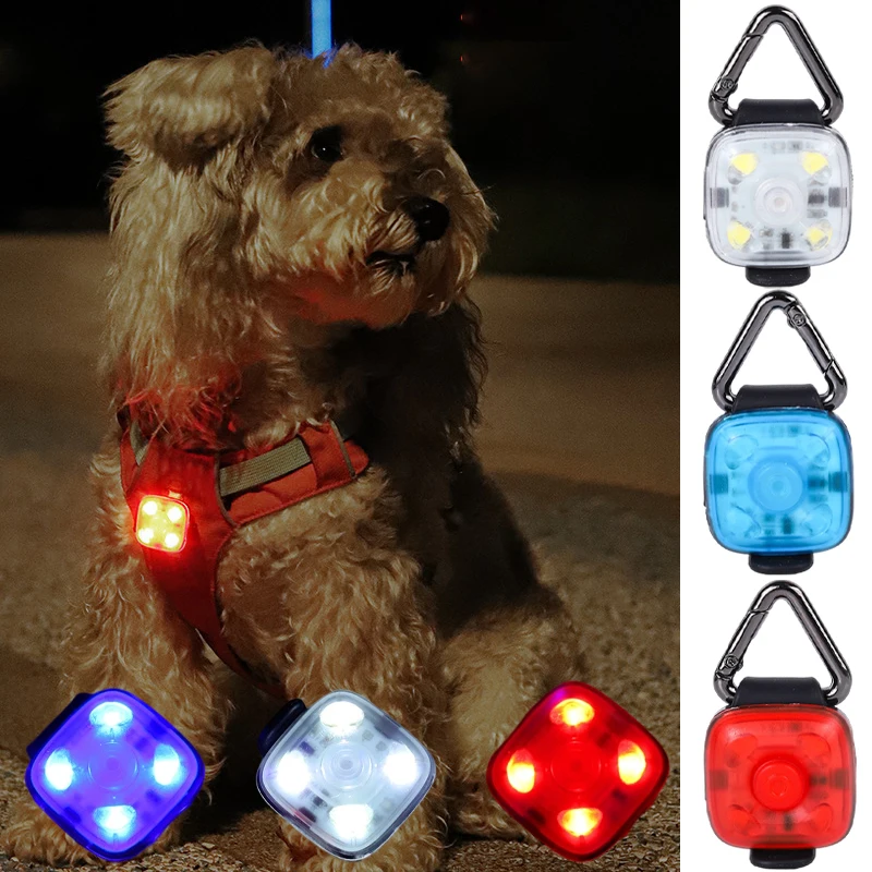 Modes Flashlight Pet Luminous Pendant Led Usb Cat Dogs Collars Detachable Night Glow Dog Loss 1005010777983530