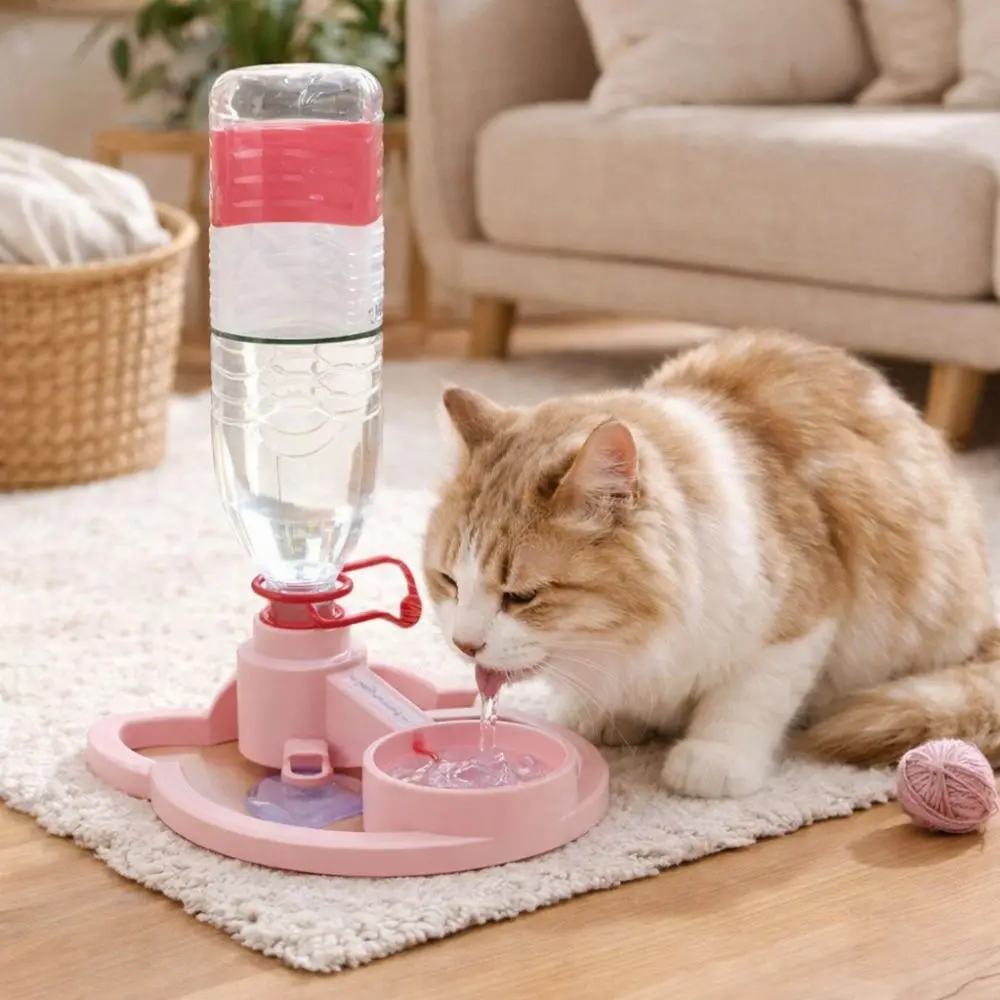 Automatic Water Renewal Cat Drinking Machine Non Plug in Splash-Proof Dispenser 1005010781366471