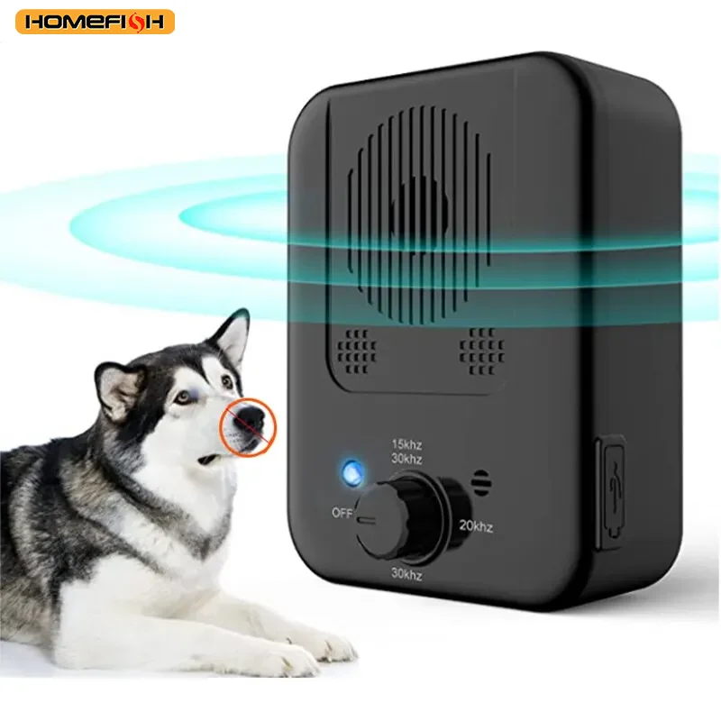 HOMEFISH Ultrasonic Barking Stop Device Dog Driving Device Noise Prevention Training Device 1005010786047389