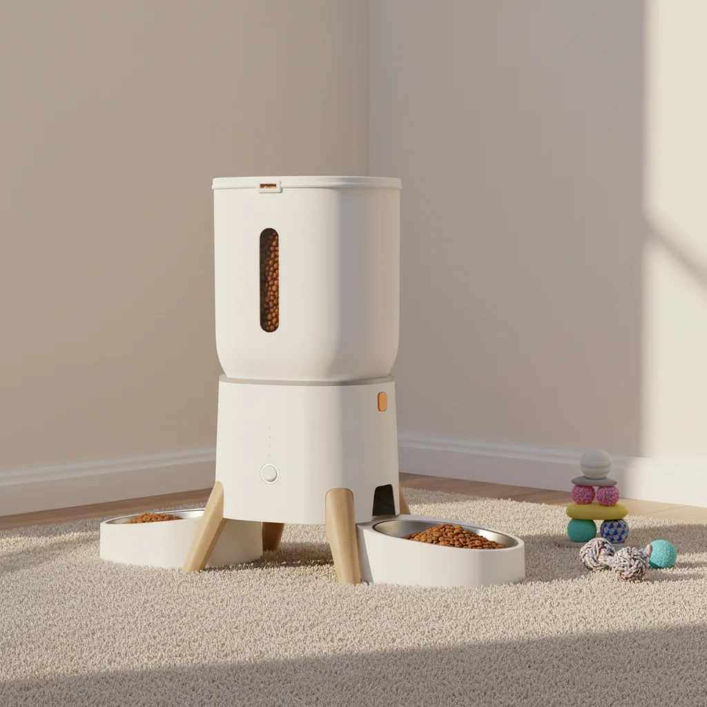 Pet Intelligent Feeder, App-Controlled Remote Feeding Machine (5L) 1005010806138411
