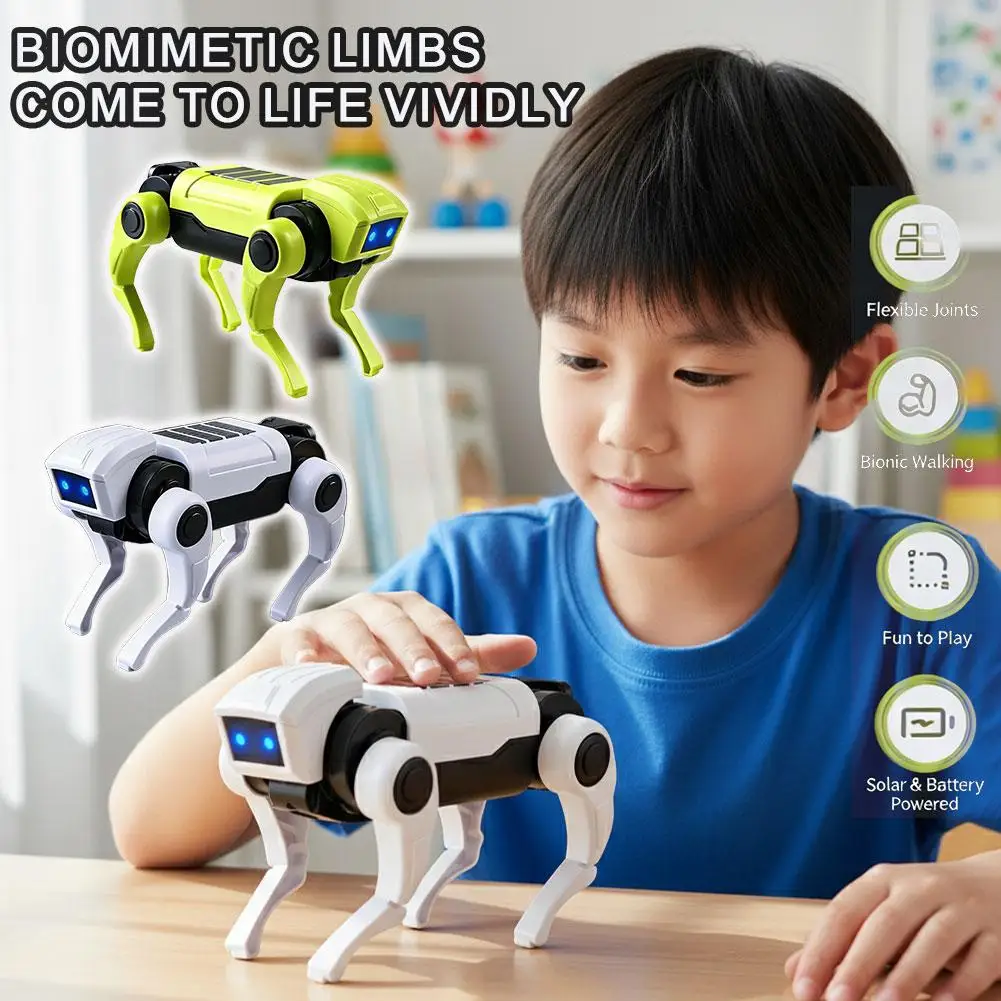 Children's Interactive Robotic Dog Simulated Dog Walking Dog Toy Bionic Design Science Teaching DIY 1005010811610906