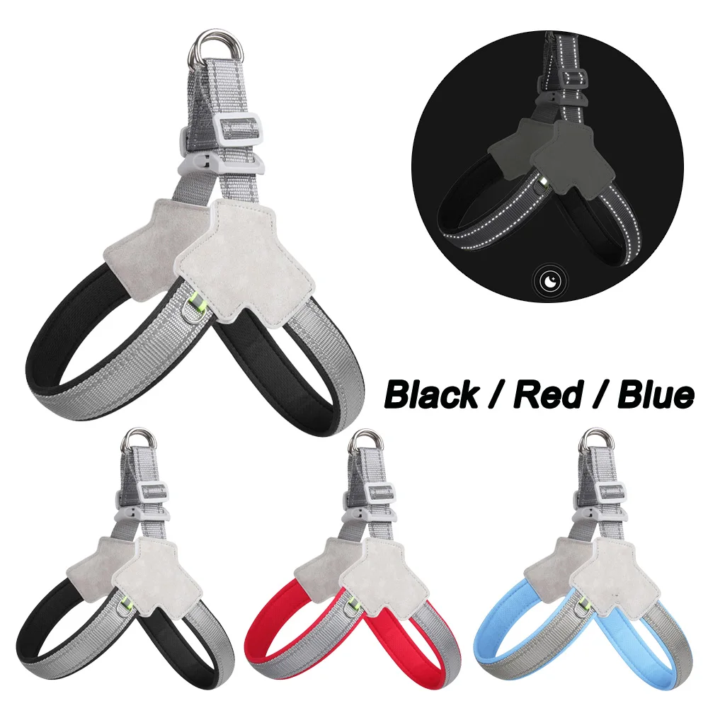 Pet Dog Leash for Small Medium Dogs Cats Outdoor Adjustable Chest Strap Reflective Puppy Harness 1005011525309653