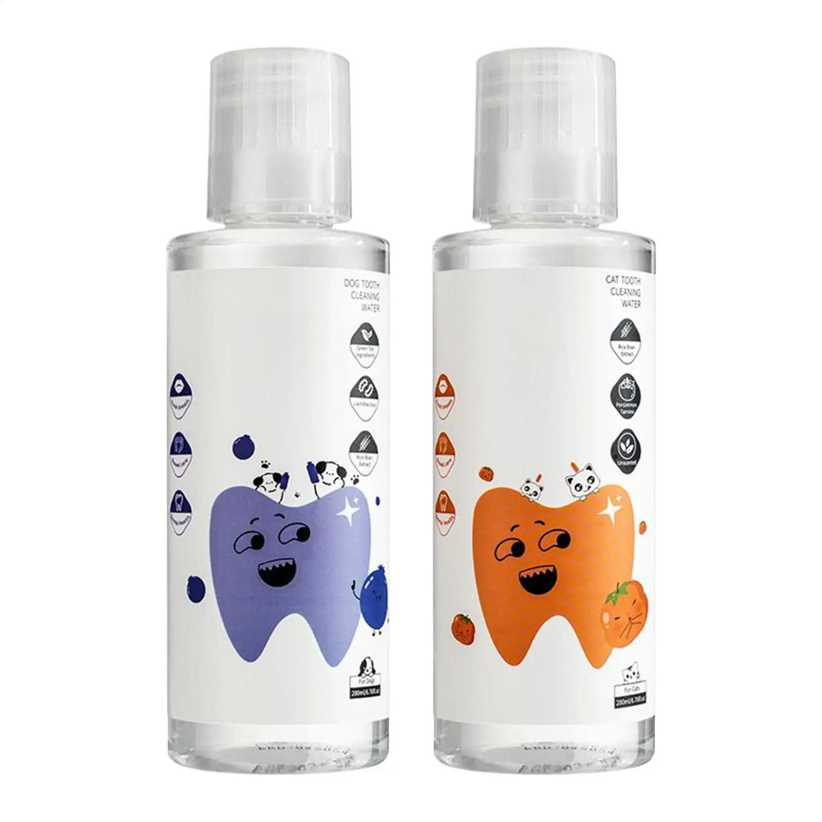 Dog Water Additive for Teeth Care Natural Cat Breath Freshener Solution for Indoor Outdoor (200ml) 1005011528158072