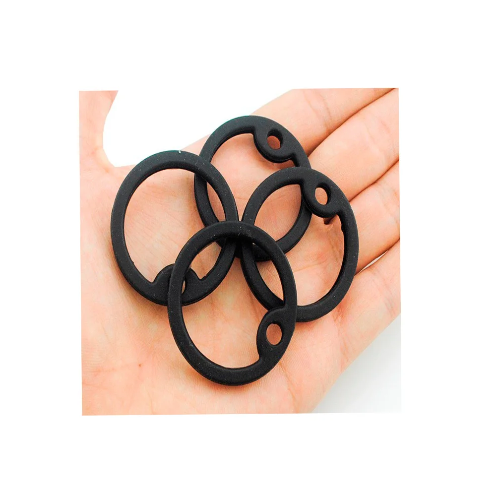 Professional Dog Tag Mufflers Silicone Useful Circle Universal Rubber Mufflers for Pet Dog (100pcs) 1005011530103605