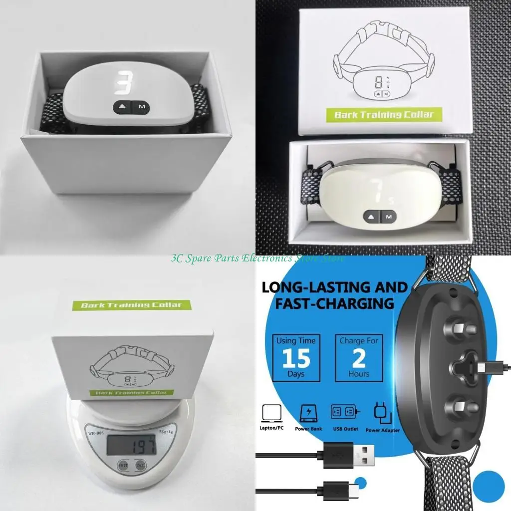 SZ Adjustable Sound Activated Dog Bark Stopper Collar with Long Lastingly Battery 1005011564795630