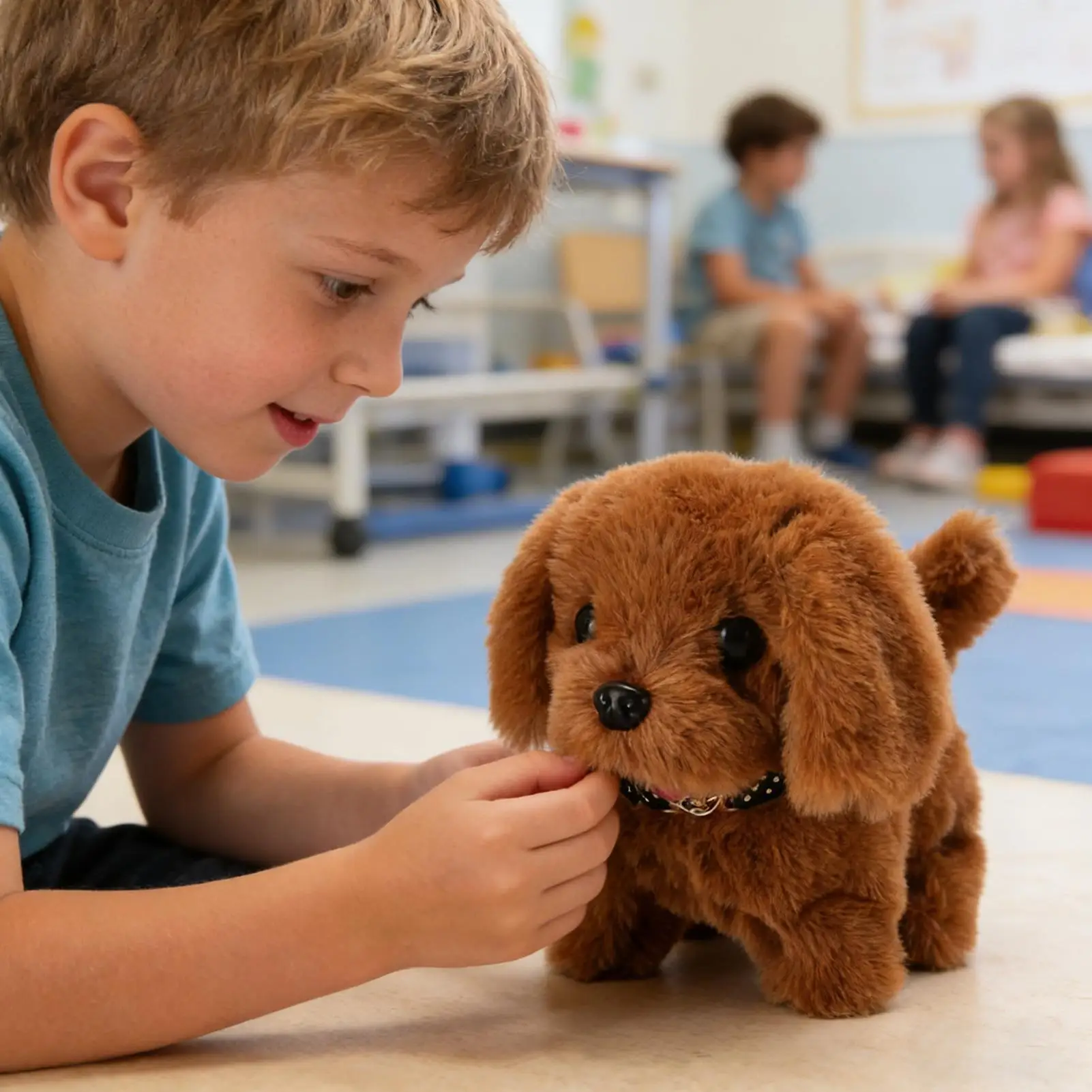 Interactive Robotic Puppy Toy Realistic Electronic Pet with Life&like Actions Fun Companion 1005011568652409