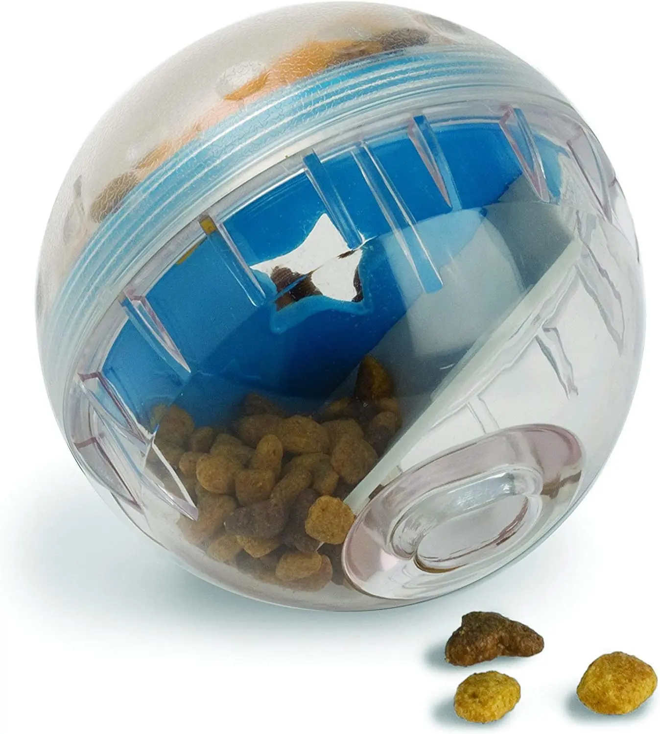 IQ Treat Ball Dog Treat Dispenser Toy Ball Interactive Dog Toy, 4" Dog Food Toy Stimulation 1005011601391121