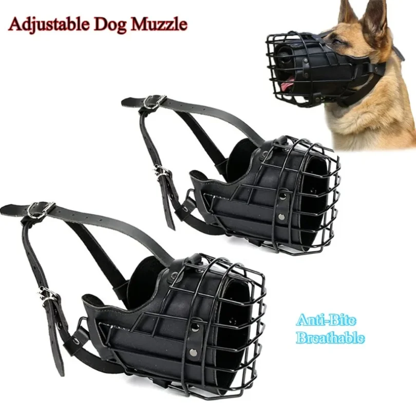 Dog Muzzle Medium and Large Dogs Can Adjust the Mouth Cage Anti-Bite and Anti-Barking Non-Toxic 1005011621449106