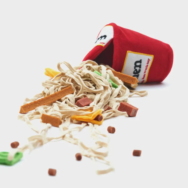 Noodle Shape Leaking Food Toy Dog Nosework Training Toy Interactive Enrichment Sniffing 1005011628478008