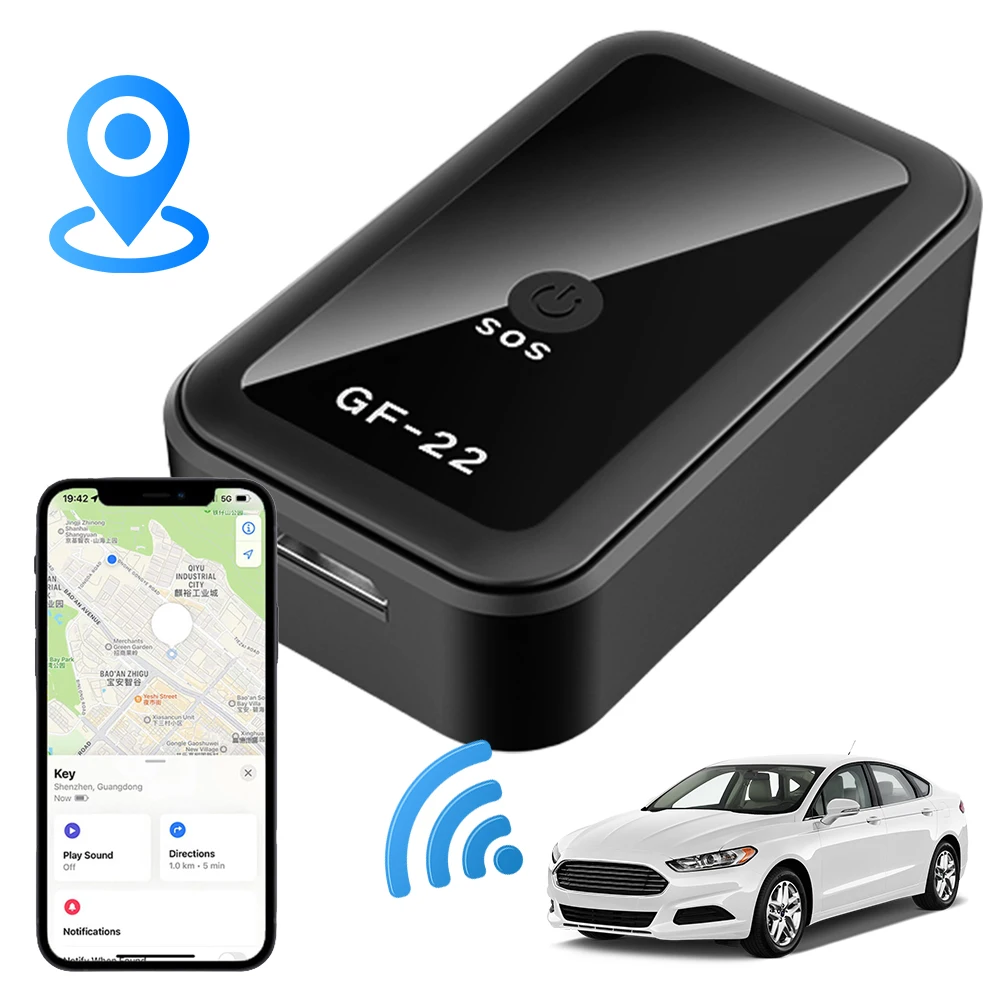 GF22 Mini GPS Tracker Real-Time Anti-Theft Locator Wifi + LBS + GPS Position Smart Finder Locator 1005011629505266
