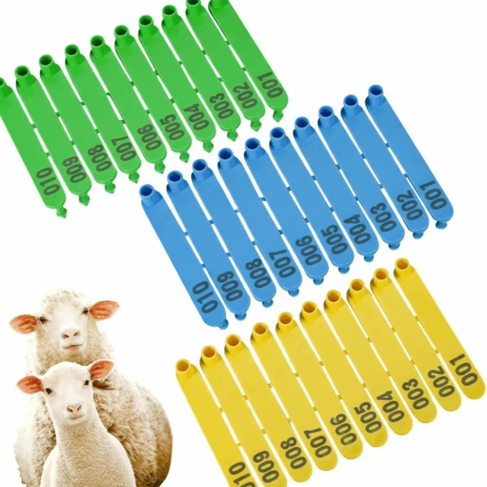 Integrated Livestock Ear Tag Durable Prevent Loss Animal Card with Numbers Animal 1005011663376390