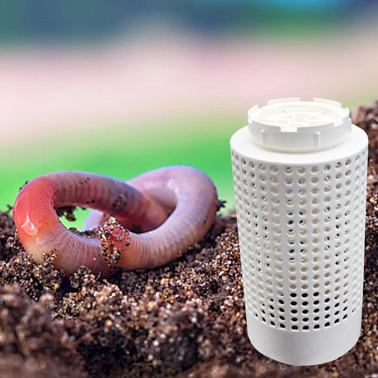 Inground Worm Farm Composter in the Ground Underground Compost Bin Farm Drainage Filter for Raised 1005011666940720