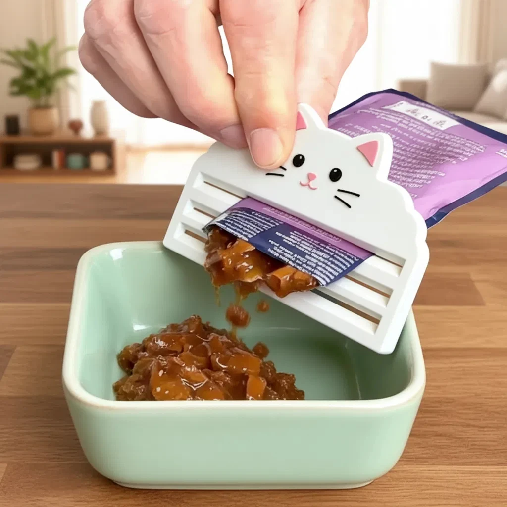 Cat Food Squeezer / Efficiently Extracts Food From Bags / Ensures No Waste / Clean Feeding / Easy 1005011692963085