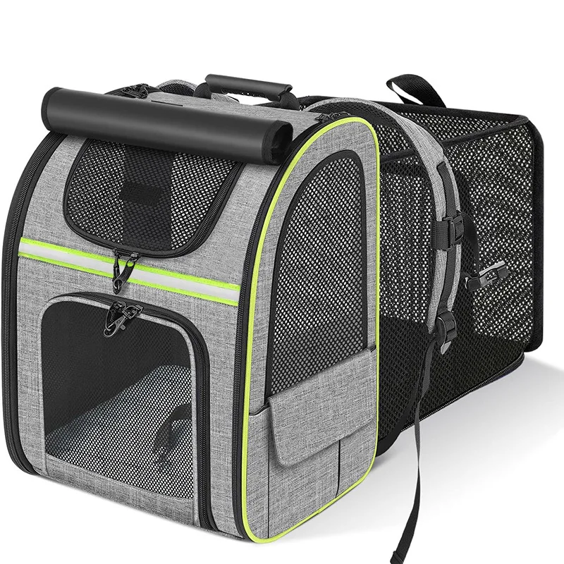 Cat Bag for Outdoor Use Portable and Expandable Pet Travel Bag Small Dog Cat Travel Backpack Pet 1005011726589495