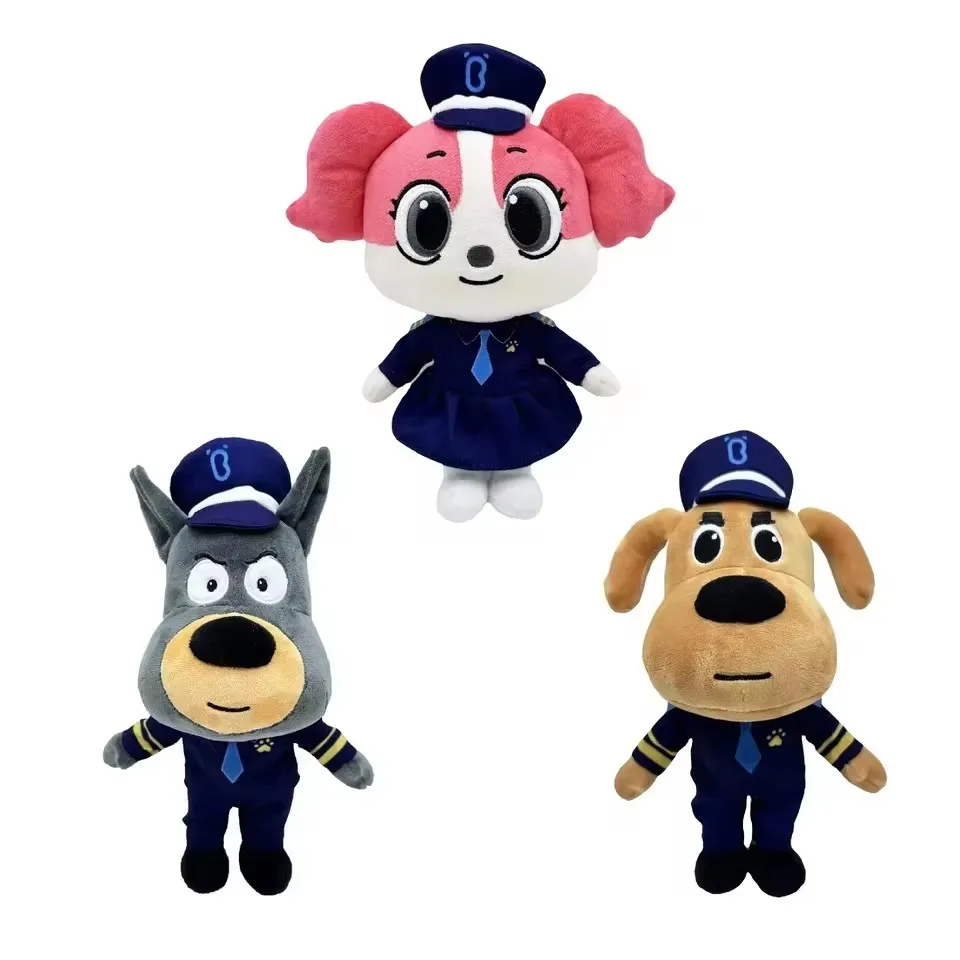 Sheriff Labrador Dog Plush Toy Security Sergeant Labrador Wolf Dog Cartoon Doll Boys Girls Soft 1005011729936990