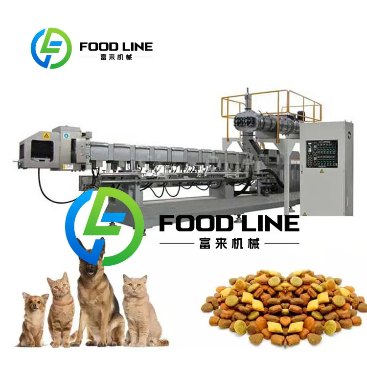 Fully Automatic Dry Dog Food Processing Production Line Pet Extruded Making Machine Machinery 1005011751519144