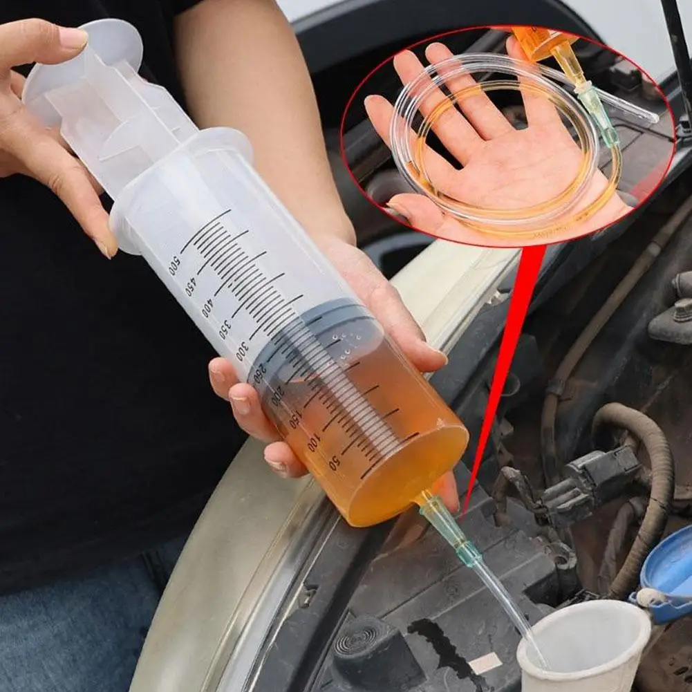 Multifunctional Car Oil Pump Syringe 500Ml Reusable Syringe with 1M Hose Syringe Pet 1005011761227569