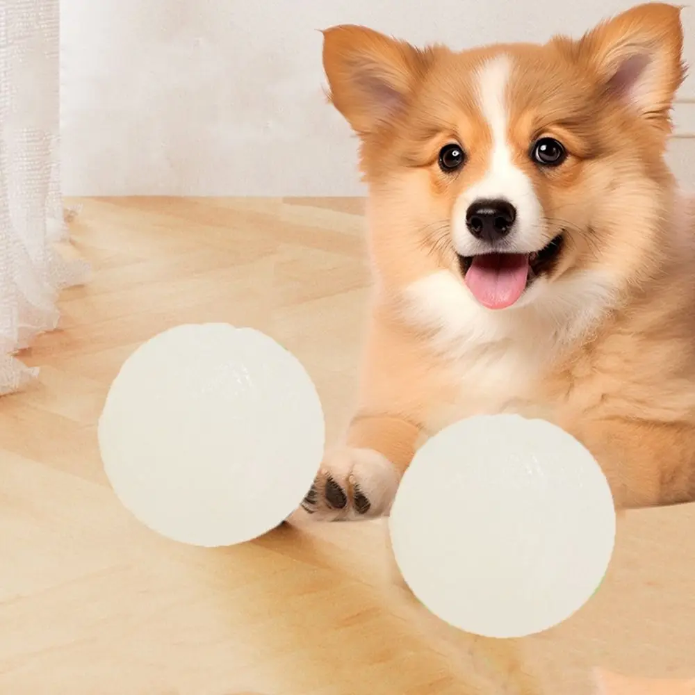 Durable TPR Dog Relief Toys Bite Resistant Teething Dog Toys Balls Luminous Dog Training Toy (2Pcs) 1005011789906208
