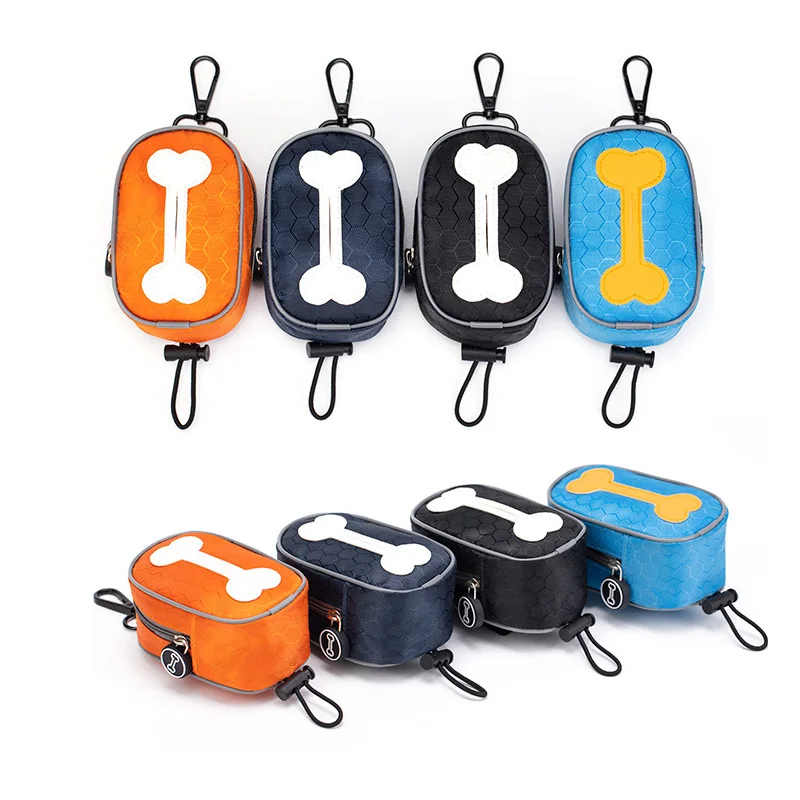 Dog Poop Baghangable Dispenser Zipper Dogs Walking Accessory Waste Bag Holder Portable Cute Garbage 1005011790498754