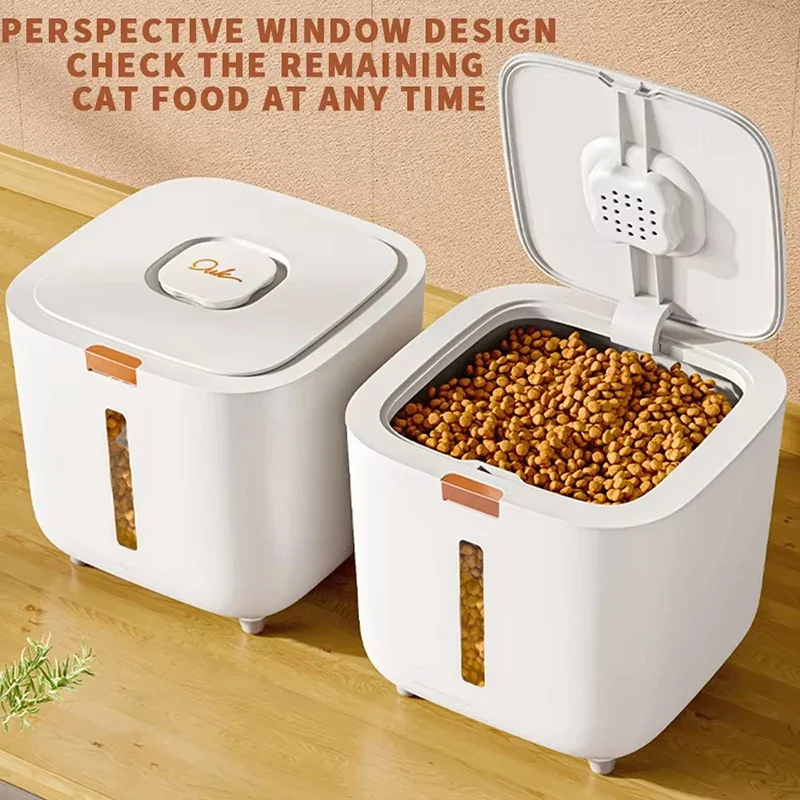 Pet Food Storage Barrel Large Food Sealed Moisture-Proof Cat Food Barrel Storage Dog Pet Foo 1005011796352371