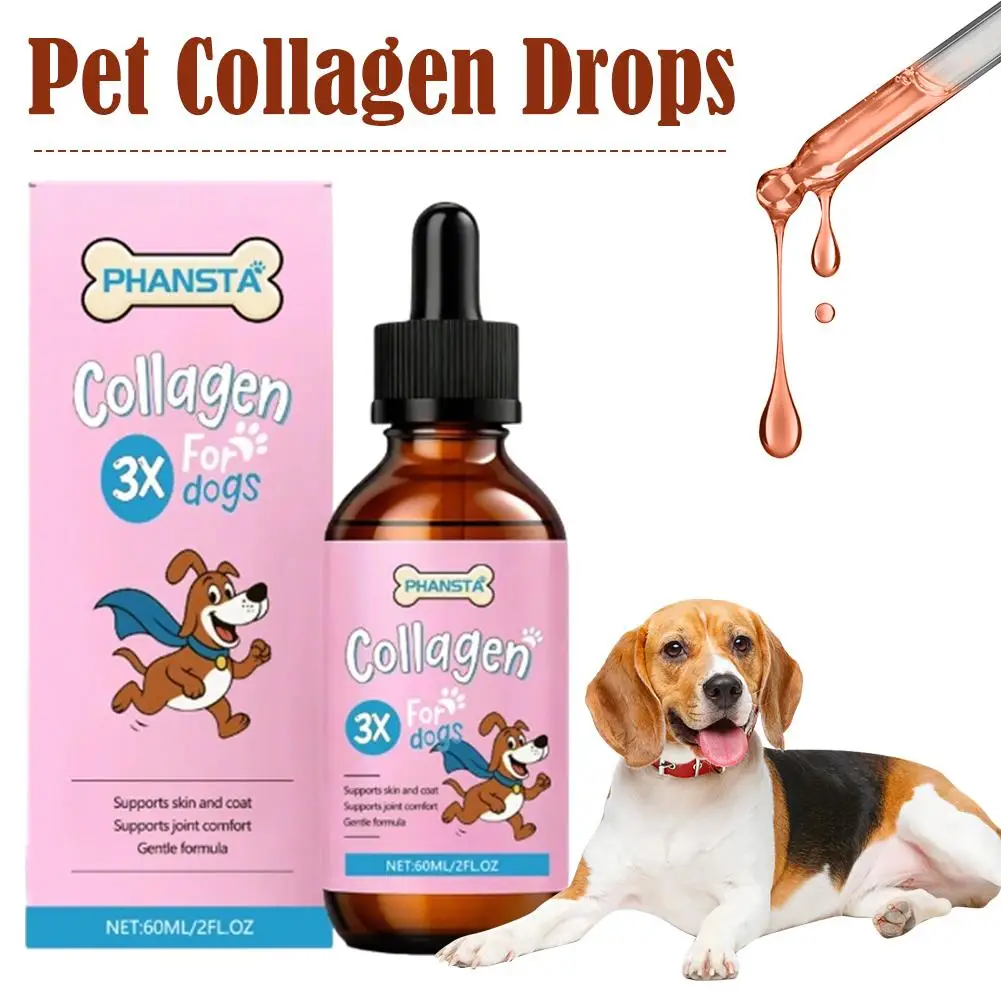 Dog Pet Collagen Based Staple Food Combined with Nutritional Supplement Drops Gentle Formula 1005011799696171