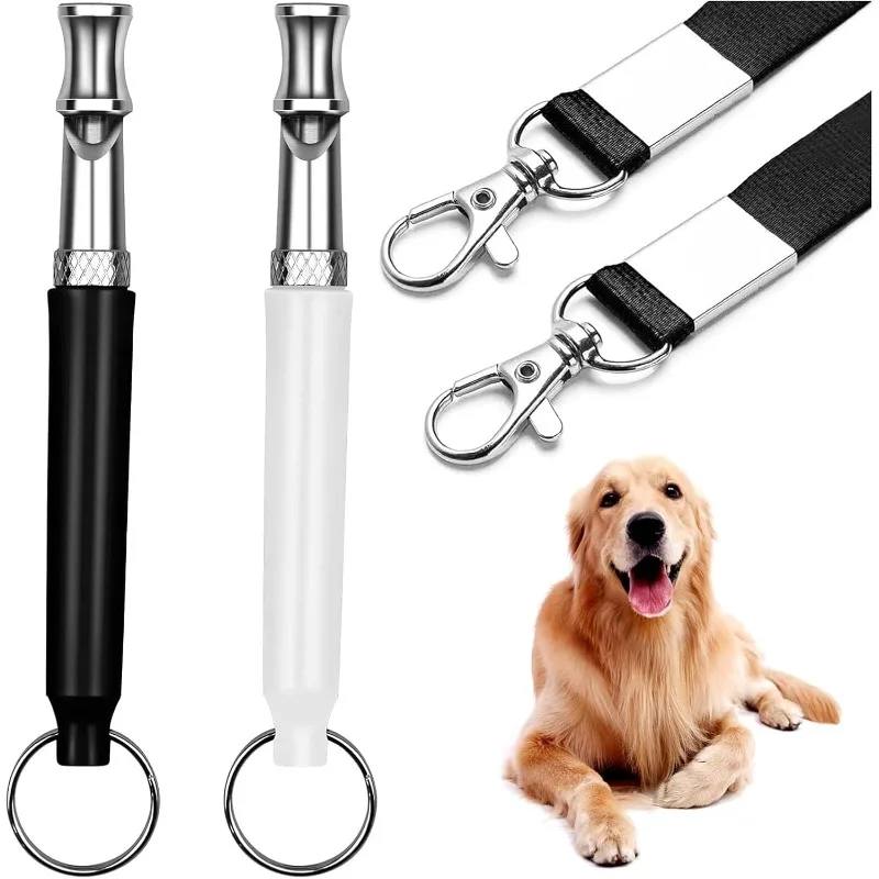 Dog Training Whistle, Dog Whistles for Recall, Ultrasonic Stop Barking Silent (2Pcs) 1005011803444441