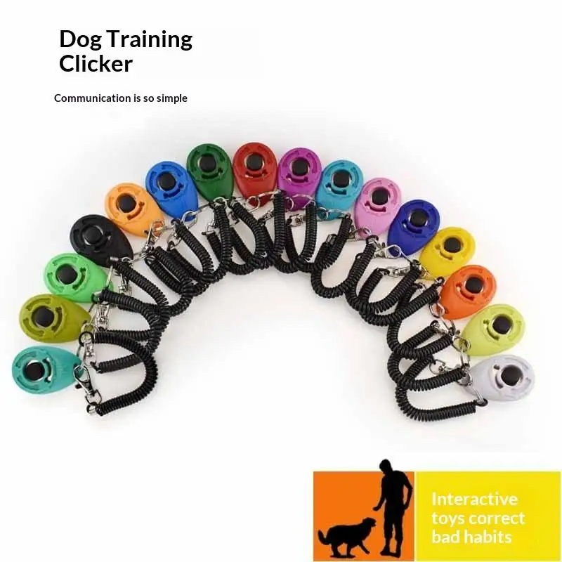 Adjustable Wrist Strap Sound-Based Cat Click Trainer, 1Pcs Key Chain Dog Clicker for Training 1005011805769221