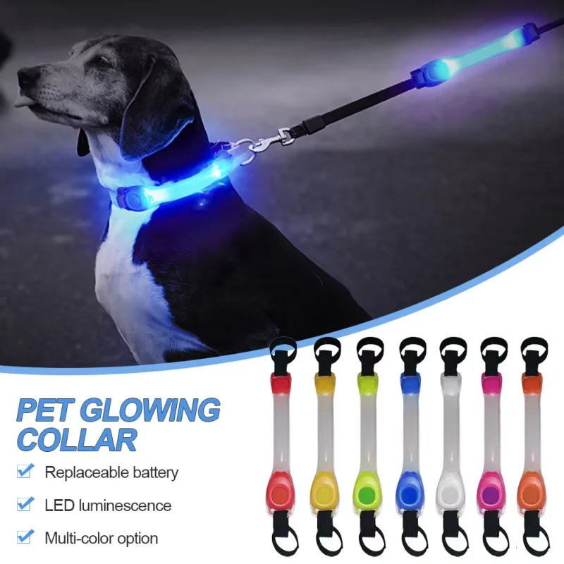 Dog Anti Lost Safety Glowing Collar Multi-Color Pendant Outdoor Waterproof Warning Led Flashing 1005011823307303